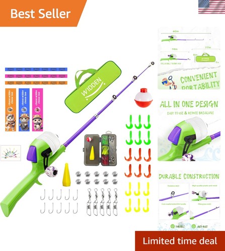 Kids fishing pole set - pole,
