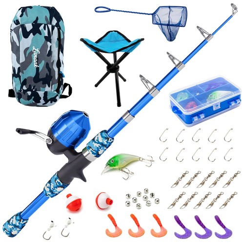 Kids fishing pole set with - fishing,