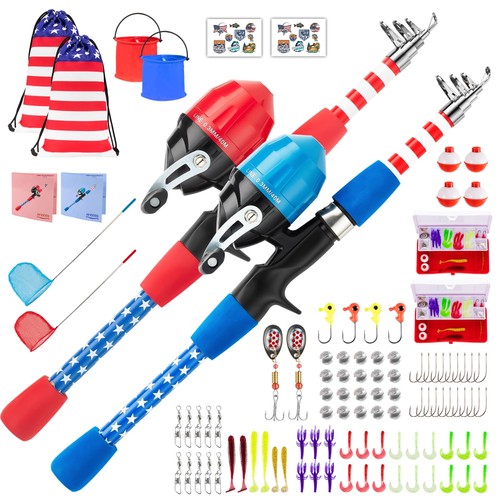 Kids fishing pole pack - fishing, pack-