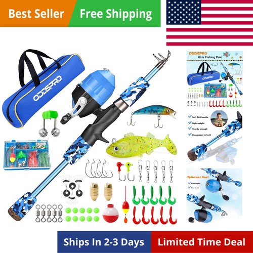 Kids fishing pole - fishing,